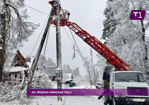 Специалисты ТЭЦ 1 ведут работы по расчистке улиц: убирают стволы деревьев, восстанавливают проходимость тротуаров и дорог.